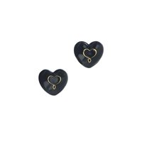 Orecchini Maman et Sophie Donna cuore bon ton in Argento ORBNT42GI - ORBNT42GI